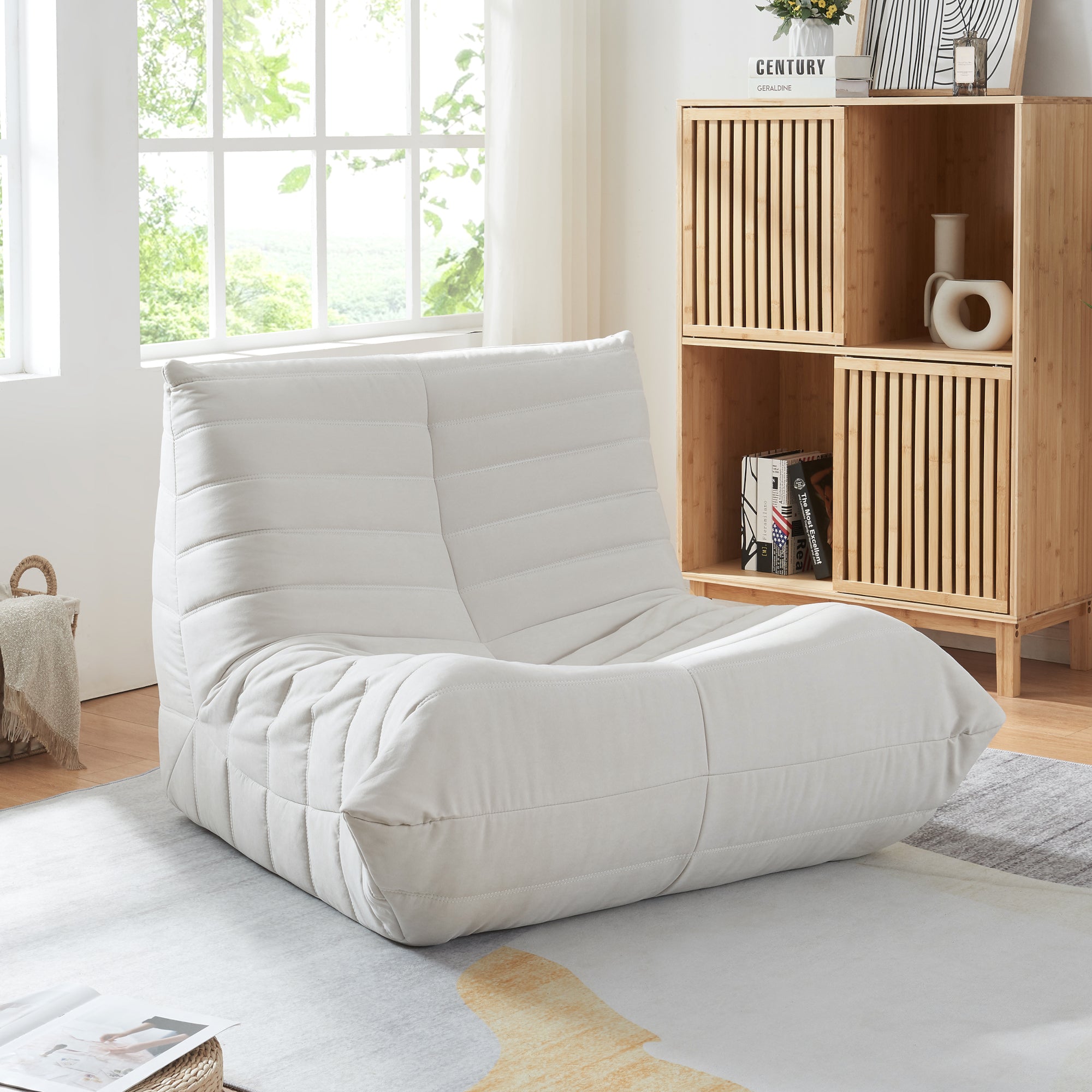 en.casa Bodensessel Kodsø – Vielseitig fürs Wohnzimmer