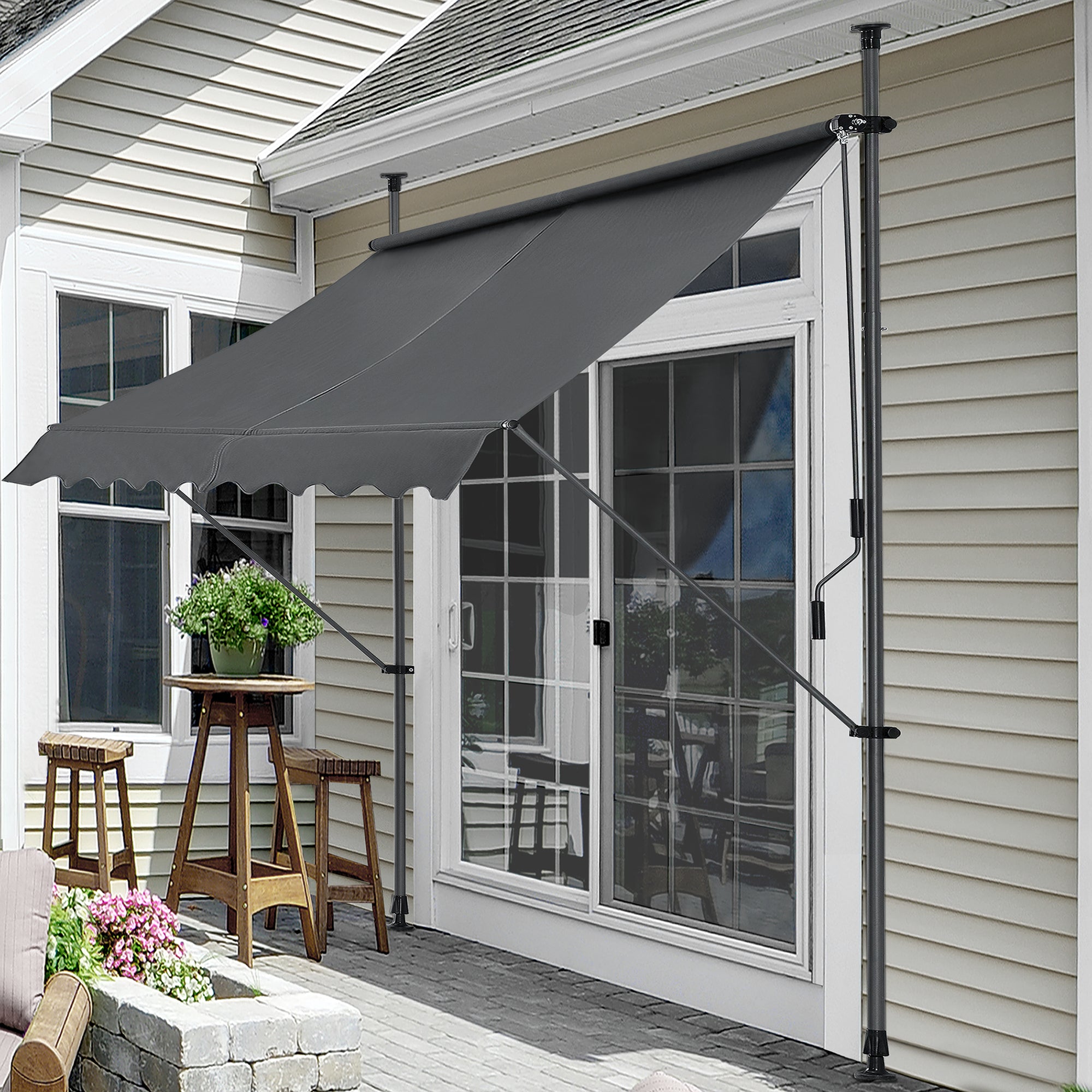 pro.tec Klemmmarkise Stem – Flexibler Sonnenschutz für Balkon
