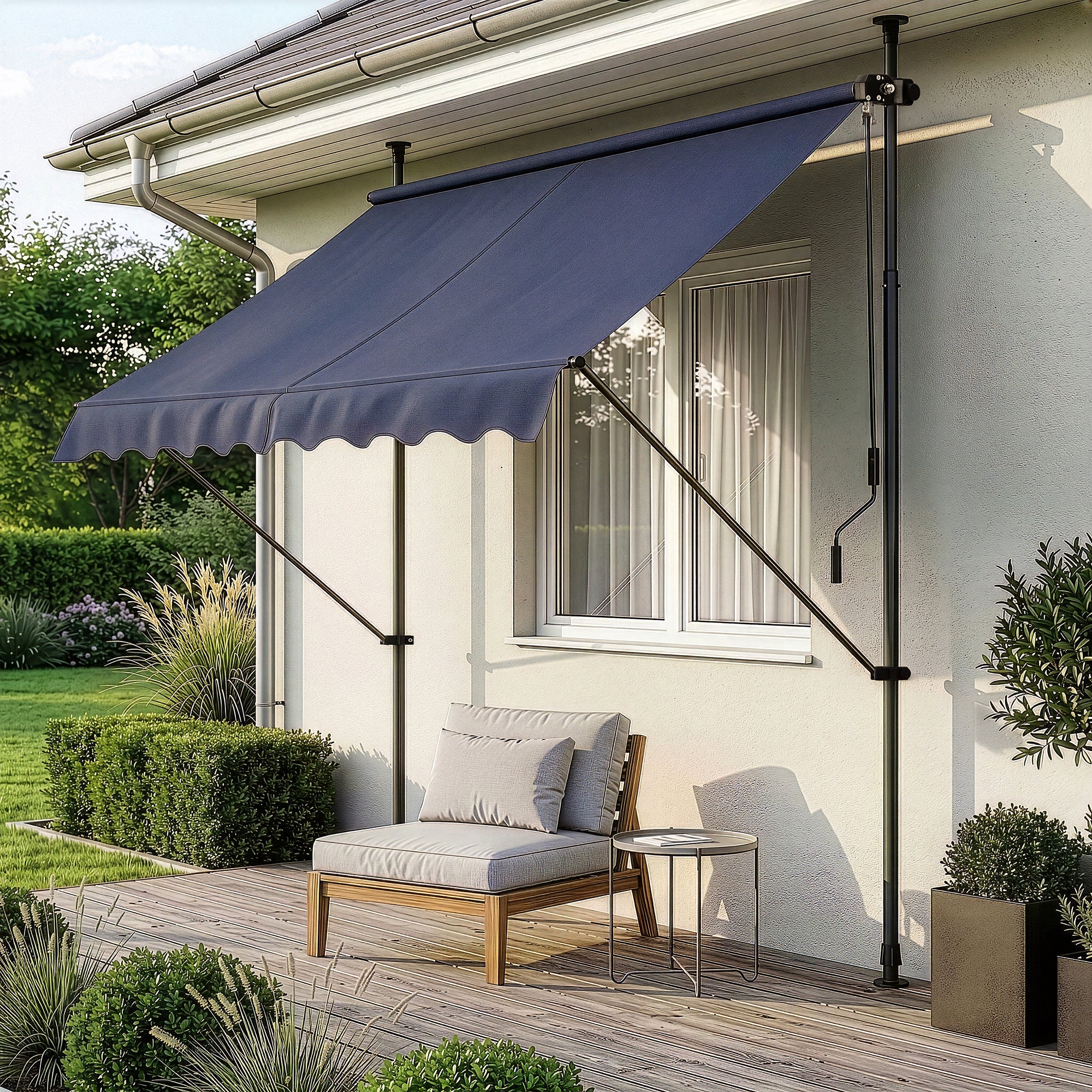 pro.tec Klemmmarkise Stem – Flexibler Sonnenschutz für Balkon
