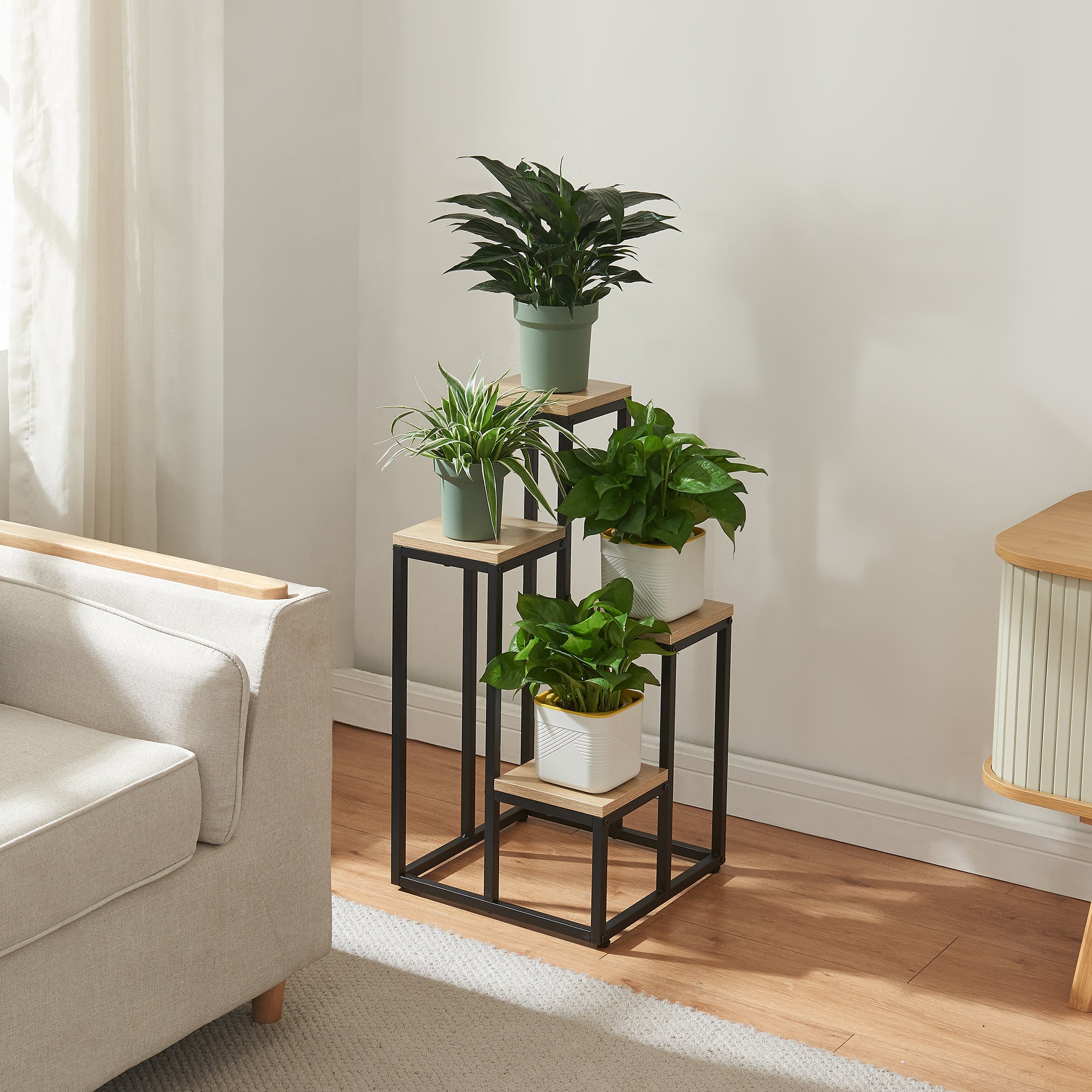 en.casa Blumentreppe Ameland – Modern fürs Wohnzimmer