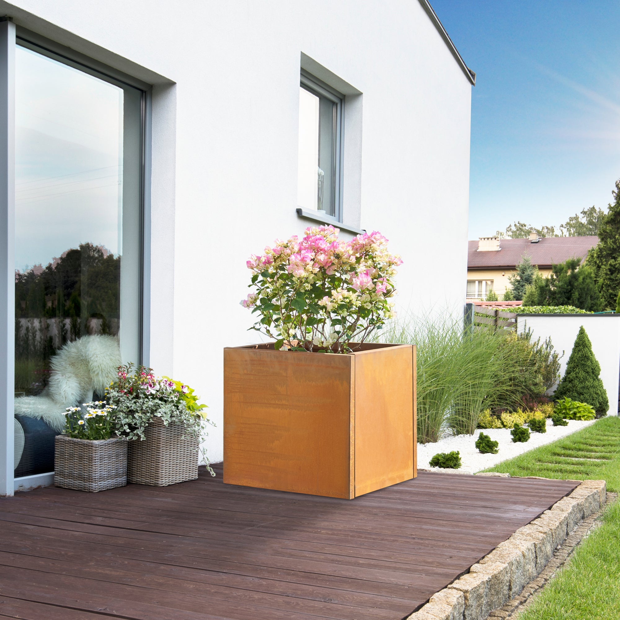 casa.pro Pflanzkübel Vaargel – Modern für Balkon & Garten