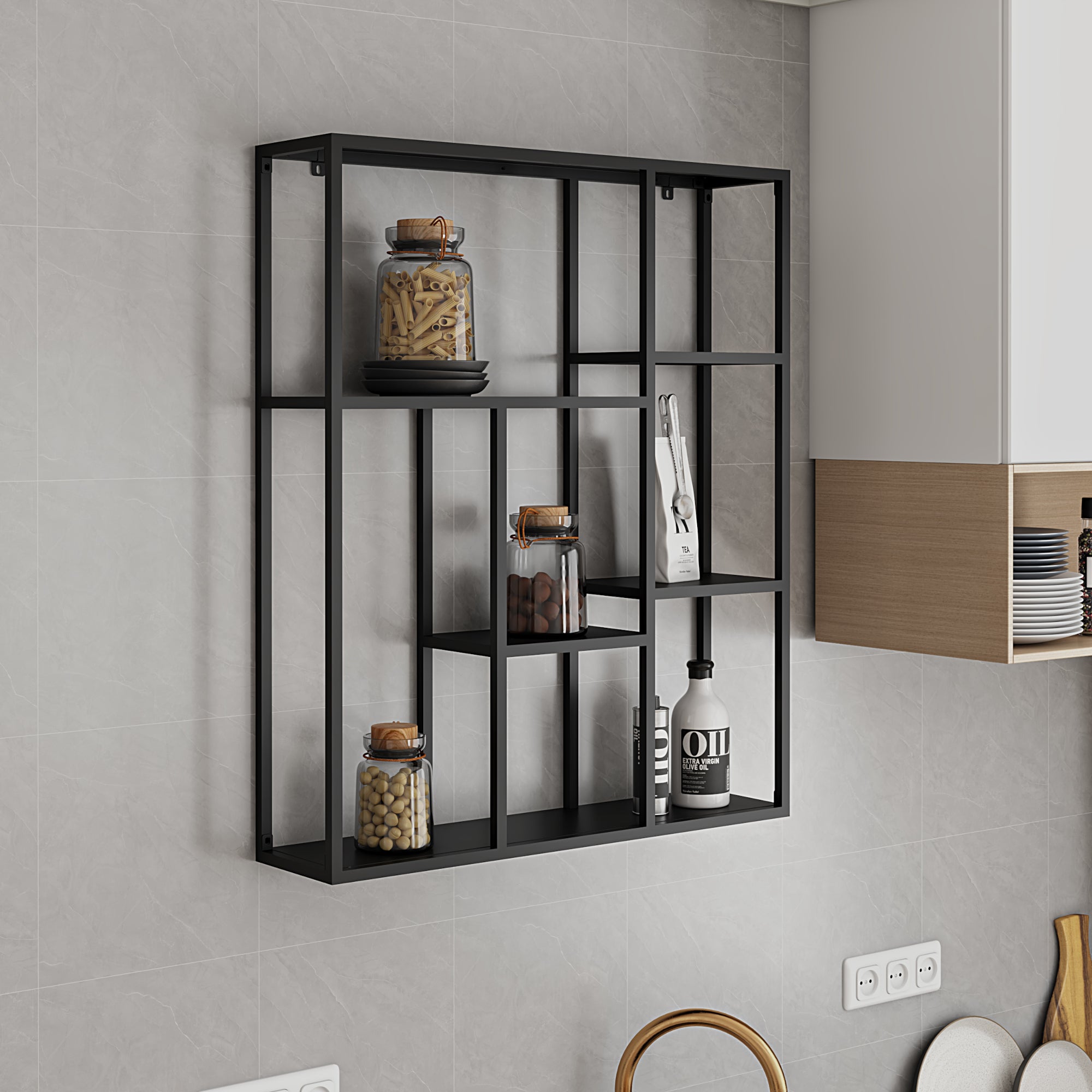 en.casa Wandregal Jämijärvi – Minimalistisch fürs Wohnzimmer