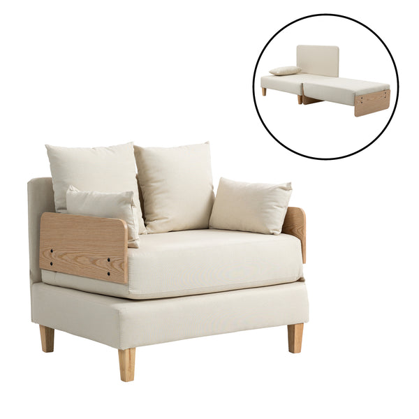 1-Sitzer-Schlafsofa Seinlus [en.casa]