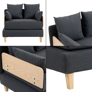 1-Sitzer-Schlafsofa Seinlus [en.casa]