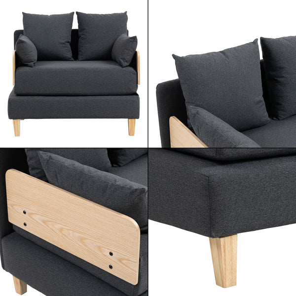 1-Sitzer-Schlafsofa Seinlus [en.casa]
