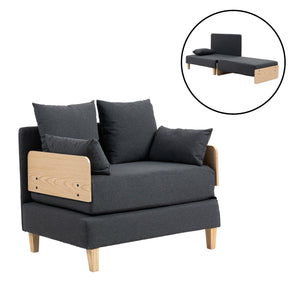 1-Sitzer-Schlafsofa Seinlus [en.casa]