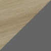 Fernsehschrank Trömi 150x40x43 cm Eicheoptik/Grau [en.casa]