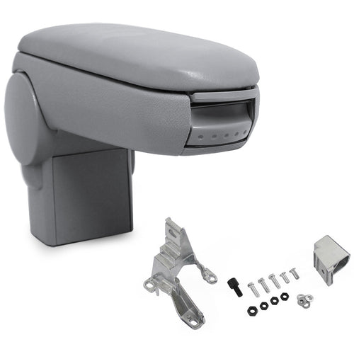 Mittelarmlehne Skoda Octavia mit Staufach Kunstleder Grau pro.tec - premiumXL
