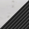 TV-Lowboard Olvehok 140x40x55 cm Schwarz/Marmoroptik, weiß [en.casa]
