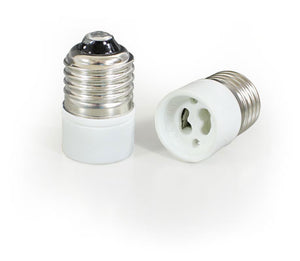 1 Stück Adapter E27 - GU10 Lampenfassung Konverter Sockel Lampensockel Fassung [in.tec]