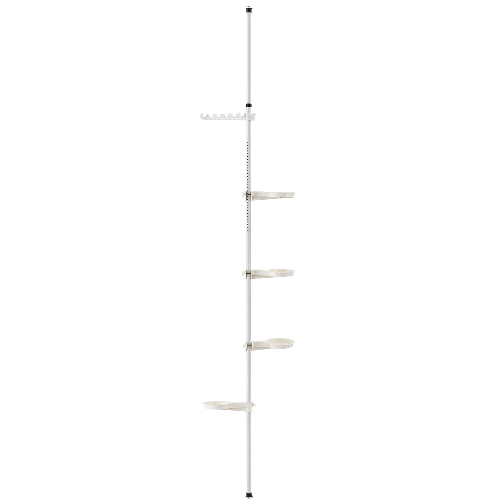 Pflanzregal 110 - 305 cm Teleskop Blumenregal [en.casa] - premiumXL