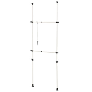 Teleskopgarderobe Kemi Weiß [en.casa]