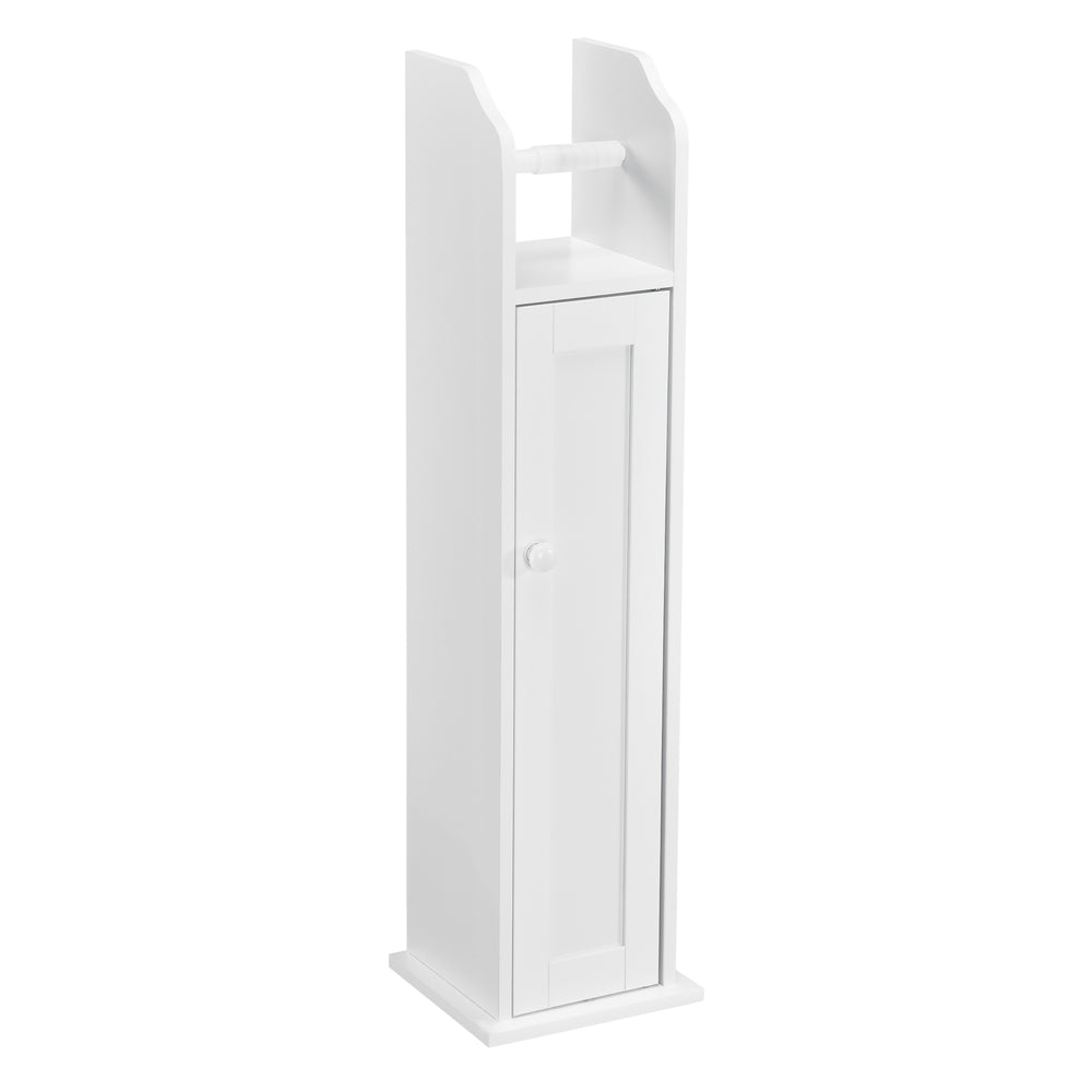 Toilettenpapierhalter Falkenberg 78x20x18 cm Badezimmerschrank mit Ablage Weiß en.casa - premiumXL