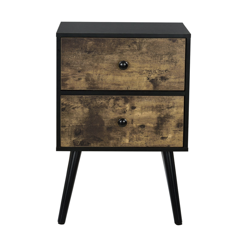 Maßskizze Beistelltisch in Retrodesign [en.casa]