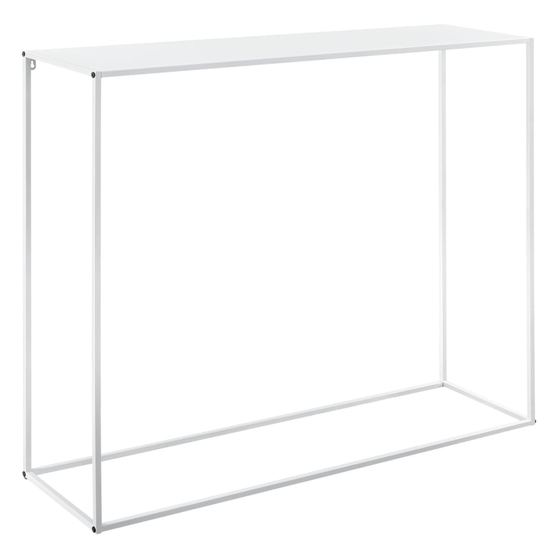 Maßskizze Konsolentisch Aiora 95x110x32cm Metall Weiß [en.casa]