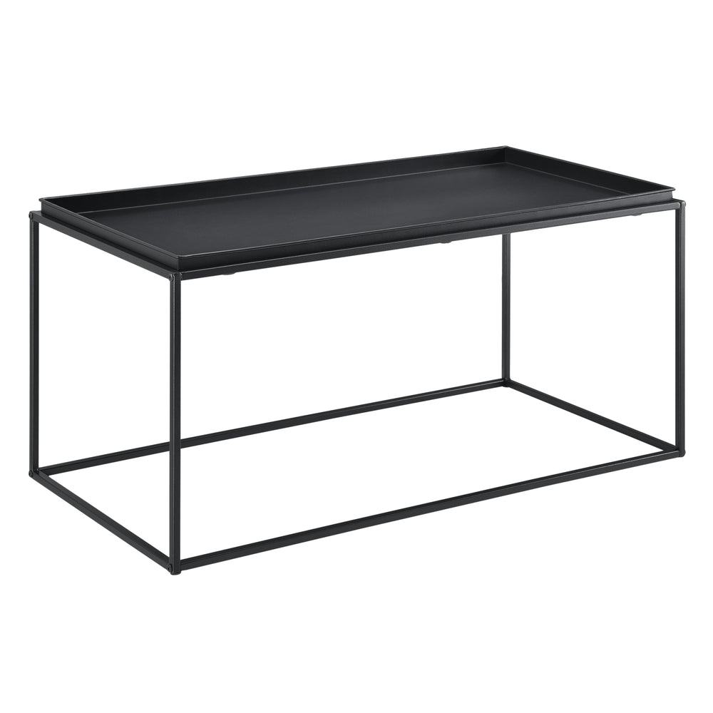 Couchtisch Nyker 47x100x50 cm Industriedesign Schwarz en.casa - premiumXL