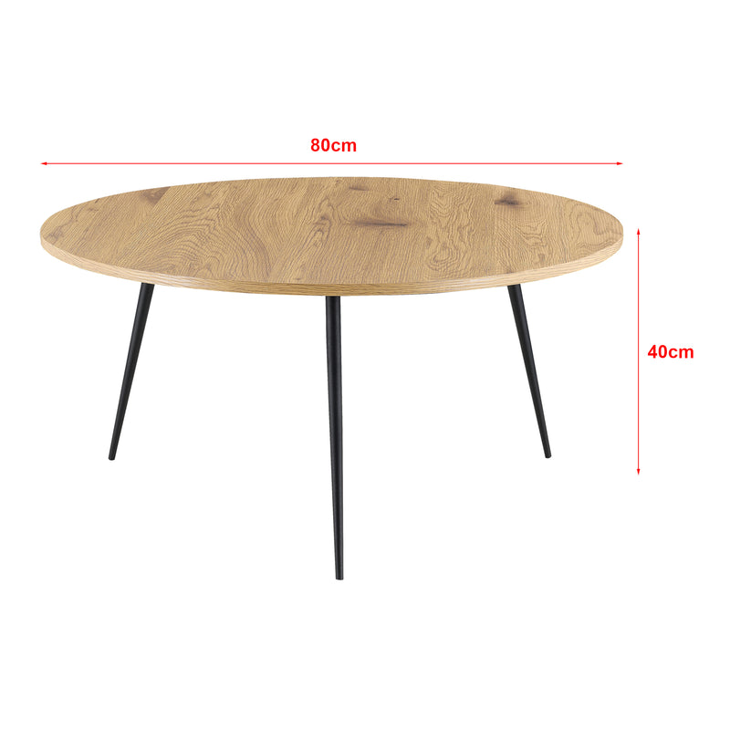 Maßskizze Couchtisch Farsund 80x40cm en.casa