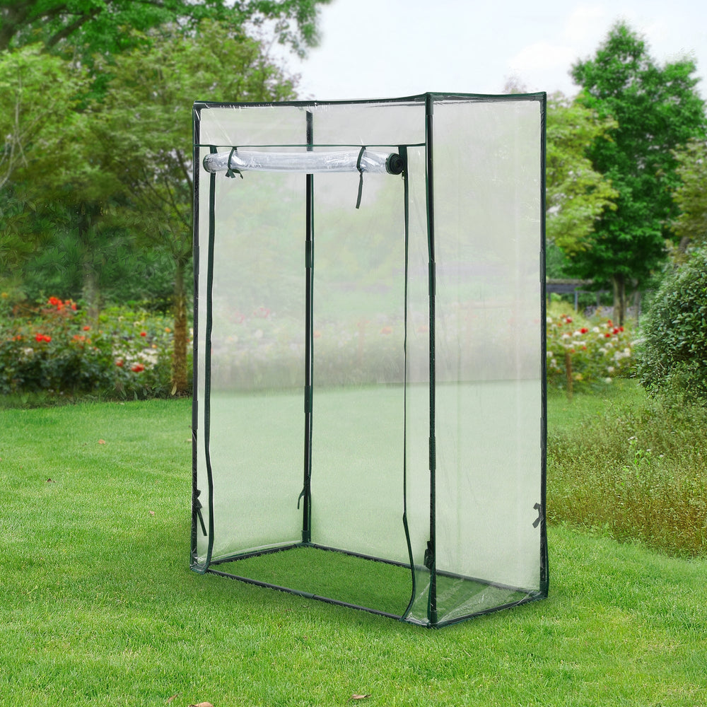 Tomatengewächshaus Terzigno 100x50x150cm Transparent [en.casa] - premiumXL