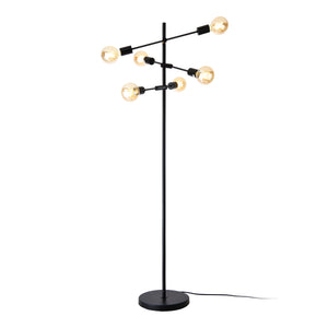 Stehleuchte Craigavon 154cm x 28cm Schwarz [lux.pro]