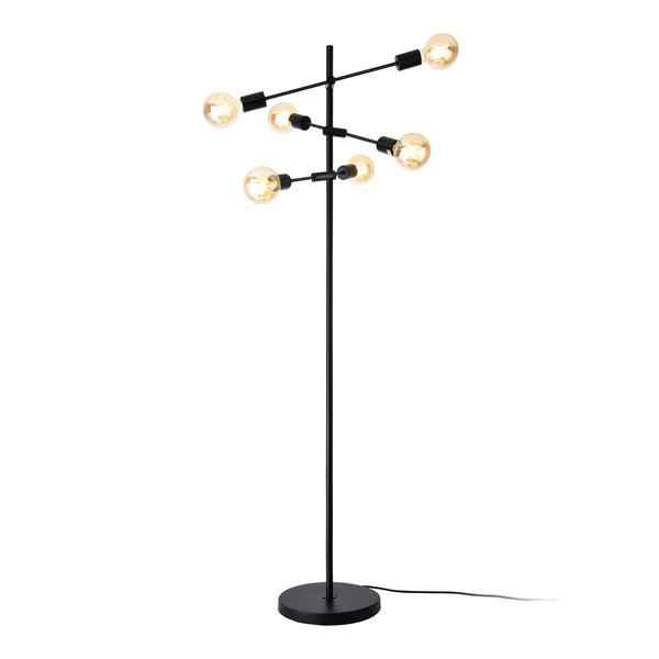Stehleuchte Craigavon 154cm x 28cm Schwarz [lux.pro]
