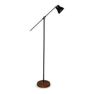 Stehleuchte Peterborough Schwarz [lux.pro]