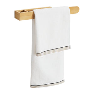 Wand-Handtuchhalter Tønsberg Bambus [en.casa]
