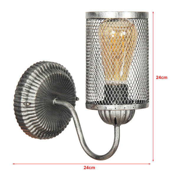 Wandleuchte Painswick Silber [lux.pro]