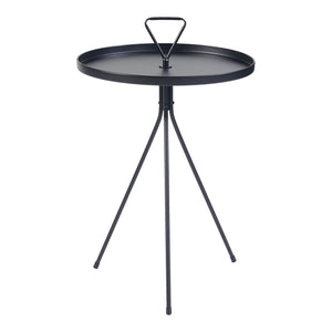 Beistelltisch Odal Metall Schwarz [en.casa]