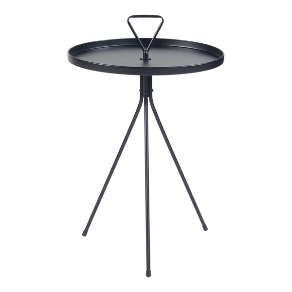 Beistelltisch Odal Metall Schwarz [en.casa]