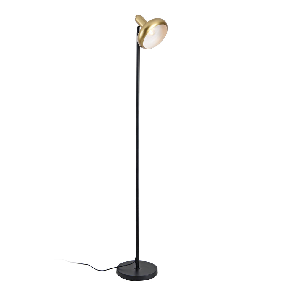 Stehleuchte Namsos Metall Schwarz/Goldfarben [lux.pro] - premiumXL