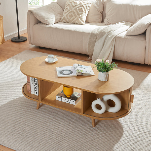 Couchtisch Nordkapp mit 2 Türen [en.casa]