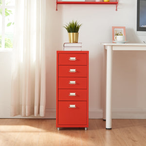 Rollcontainer Kökar mit 5 Schubladen 69x28x41 cm [en.casa]