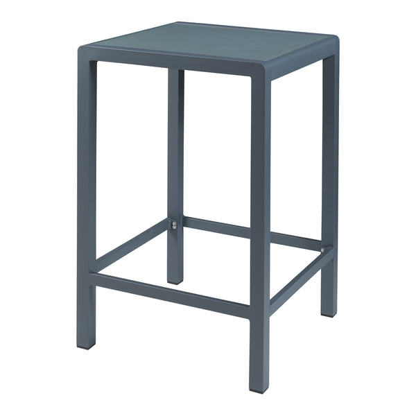 Outdoor-Bartisch Avise Aluminium Glas Anthrazit [casa.pro]
