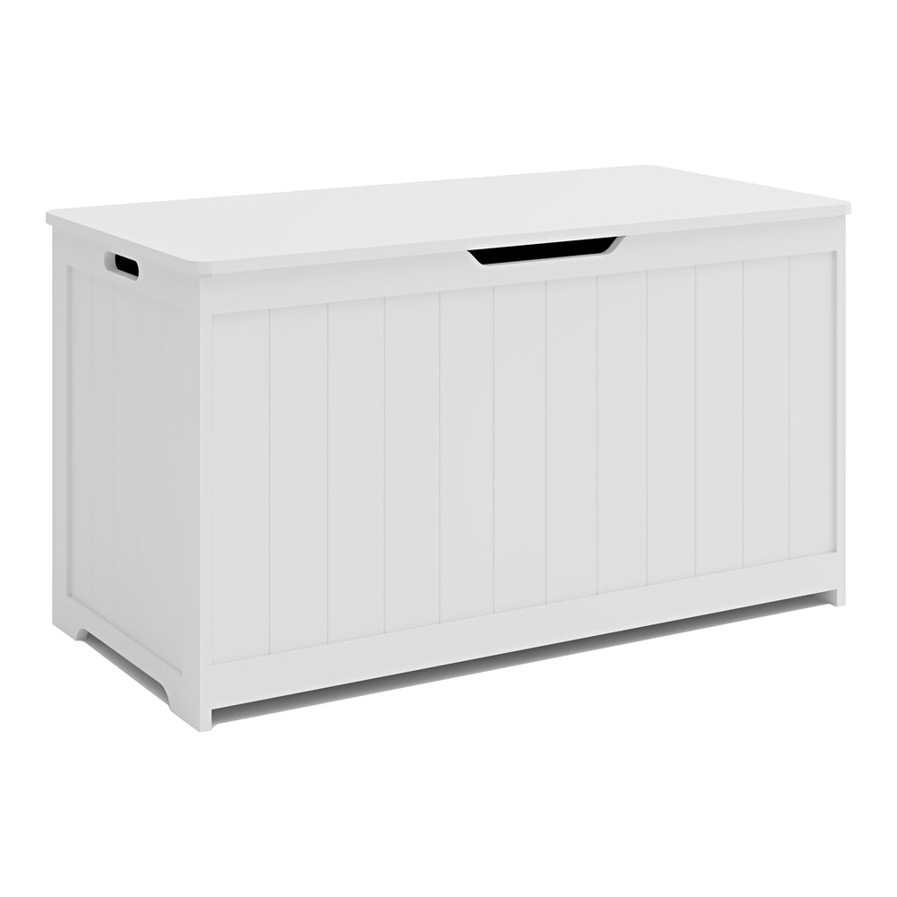 Spielzeugkiste Podek 80x40x44,5 cm Weiß [en.casa] - premiumXL