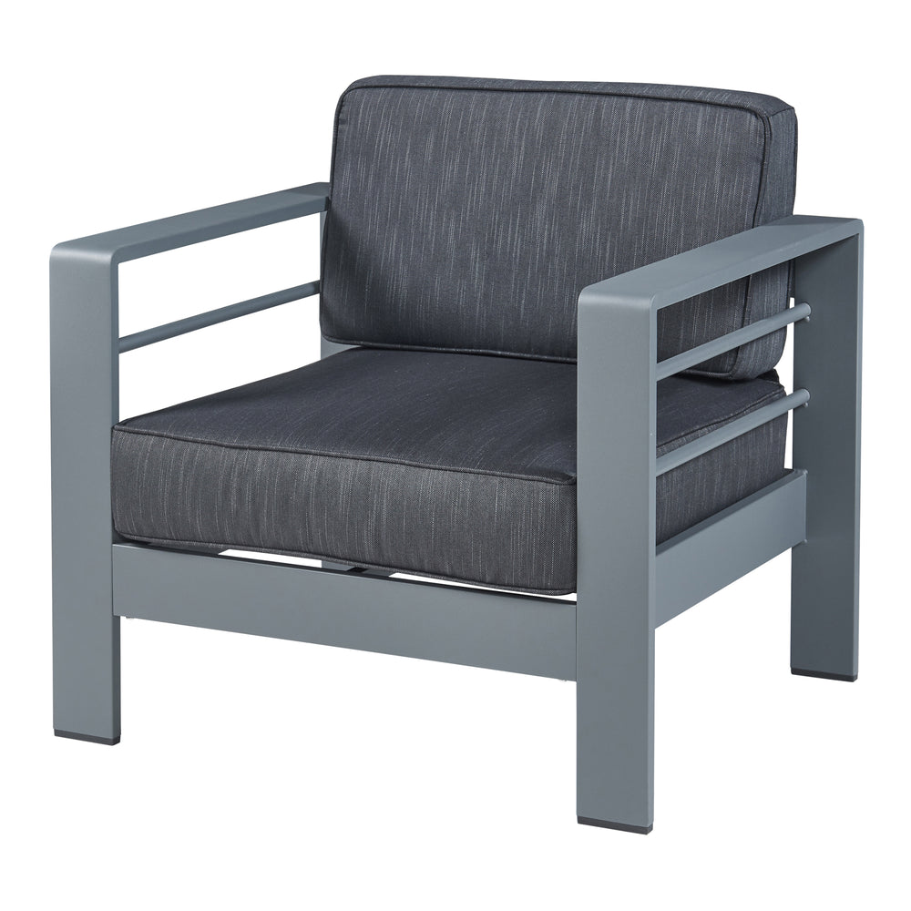 Outdoor-Sessel mit Tisch Avise Aluminium [casa.pro]