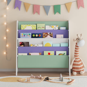 Kinderregal Hornnes 60x62x28 cm Aqua Dream Motiv [en.casa]