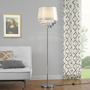 Stehleuchte 165 x Ø 40 cm Weiß lux.pro