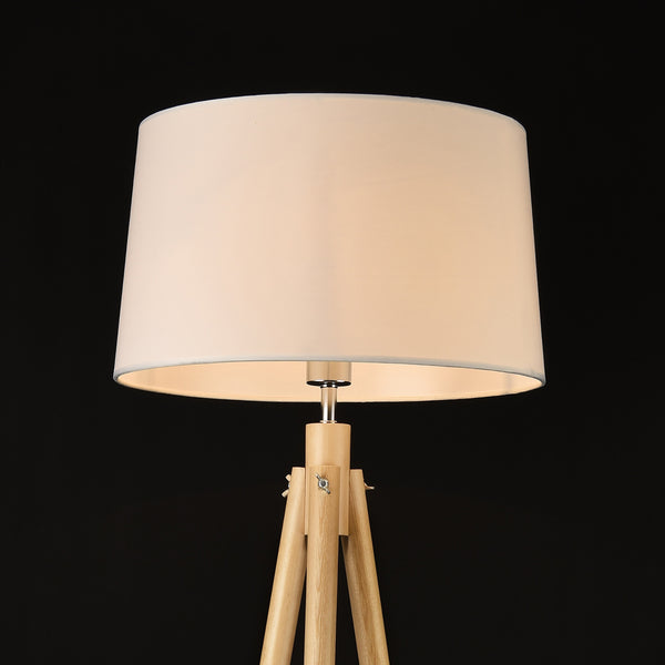 Stehleuchte Tomar 153 cm 1xE27 Max. 60W Weiß lux.pro