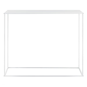 Konsolentisch Aiora 95x110x32cm Metall Weiß [en.casa]