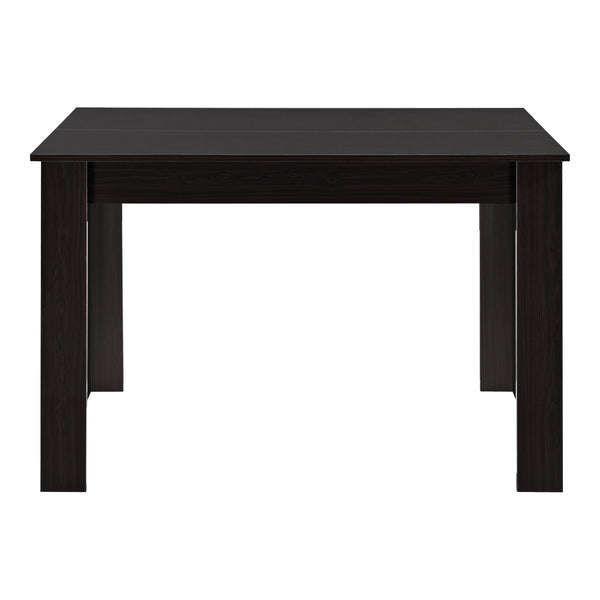 Esstisch Skien 117x76x74 cm Nussbaumoptik Hochglanz en.casa