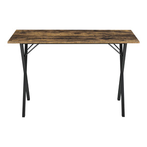 Esstisch Arboga 120x60x75cm für 4 Personen Dunkler Holzton en.casa