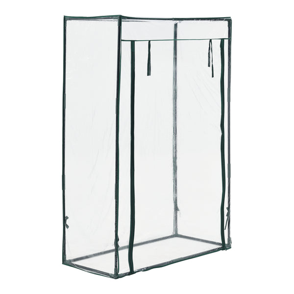 Tomatengewächshaus Terzigno 100x50x150cm Transparent [en.casa]