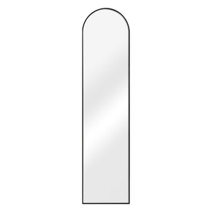 Standspiegel Bugnara 160x40cm neigbar Schwarz [en.casa]