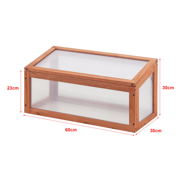 Frühbeet Laarbeek 60 x 30 cm Kiefernholz [casa.pro]