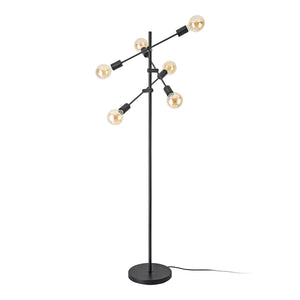 Stehleuchte Craigavon 154cm x 28cm Schwarz [lux.pro]