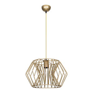 Hängeleuchte Bournemouth E27 Metall Bronze Antik [lux.pro]