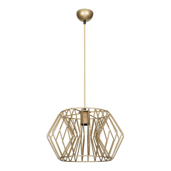 Hängeleuchte Bournemouth E27 Metall Bronze Antik [lux.pro]