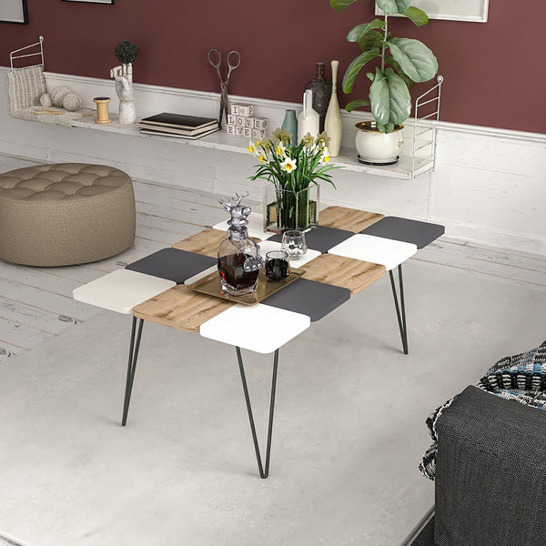 Couchtisch Give 44x110x66 cm Mehrfarbig [en.casa]