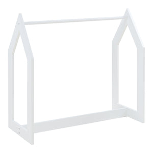 Garderobenständer Værløse 78x75x35cm Weiß [en.casa]