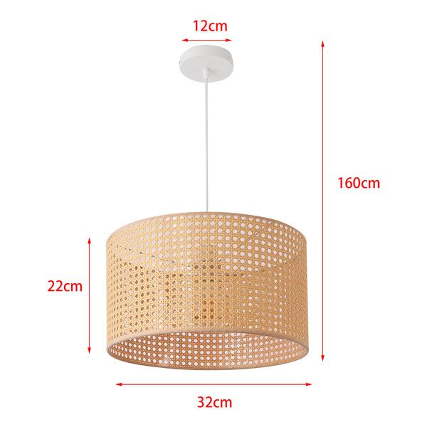 Hängeleuchte Shrewsbury Beige / Weiß [lux.pro]